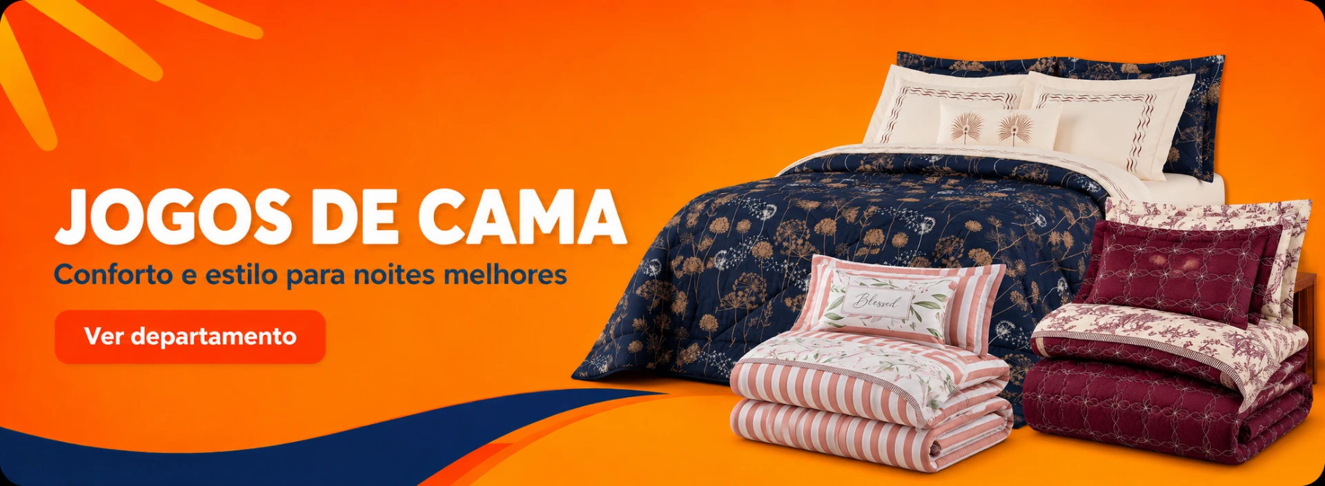 Jogos de cama — conforto e estilo para noites melhores
